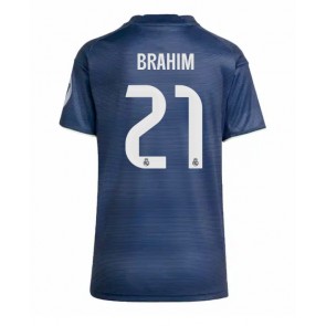 Lacne Ženy Futbalové dres Real Madrid Brahim Diaz #21 2025-26 Krátky Rukáv - Preč